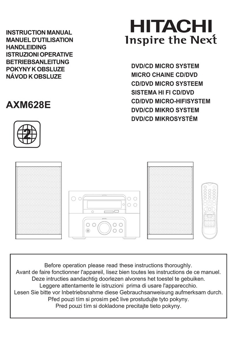 Hitachi AXM628E User manual