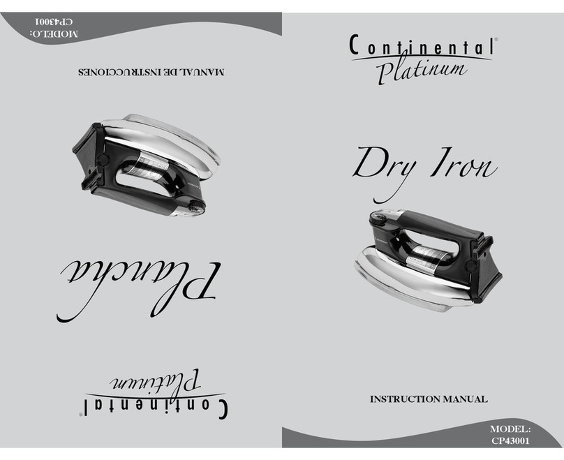 Continental Platinum Platinum CP43001 instruction manual