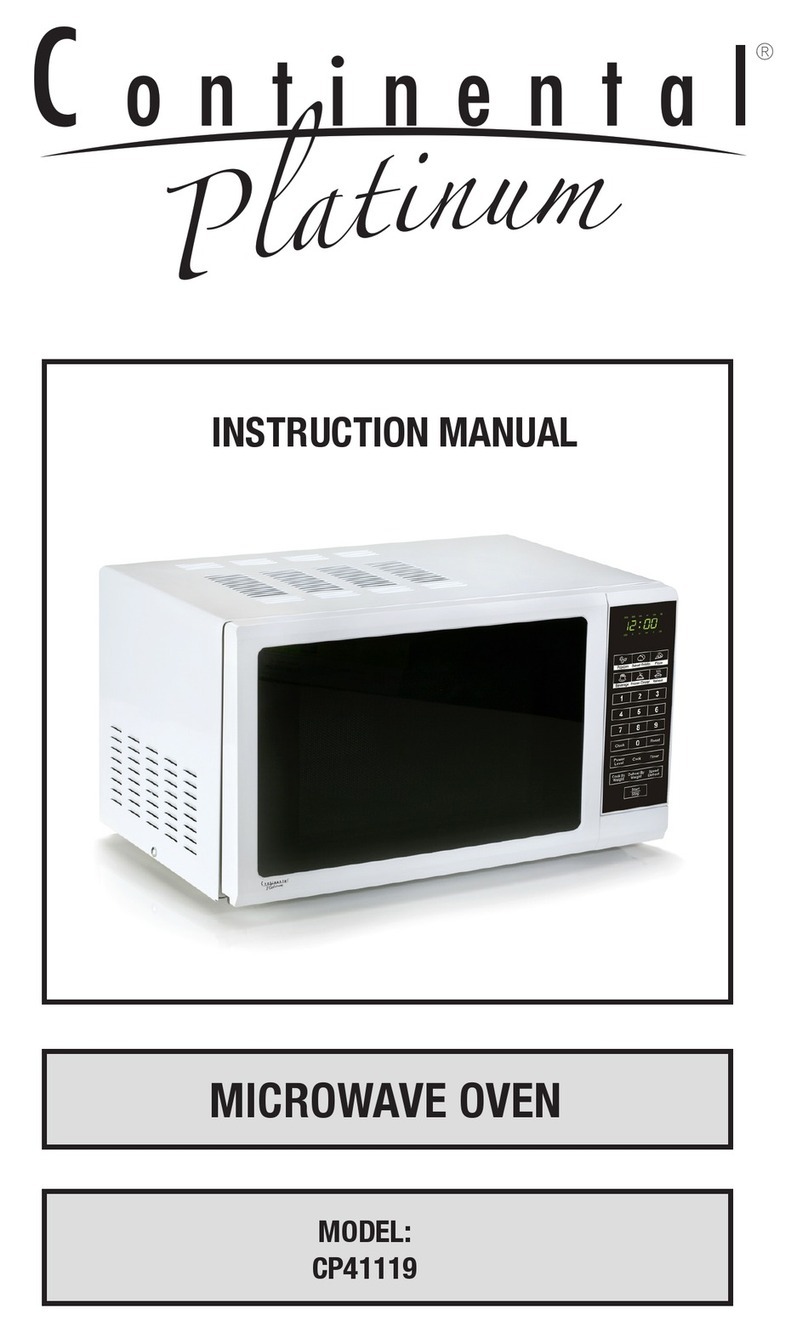 Continental Platinum Platinum CP41119 instruction manual