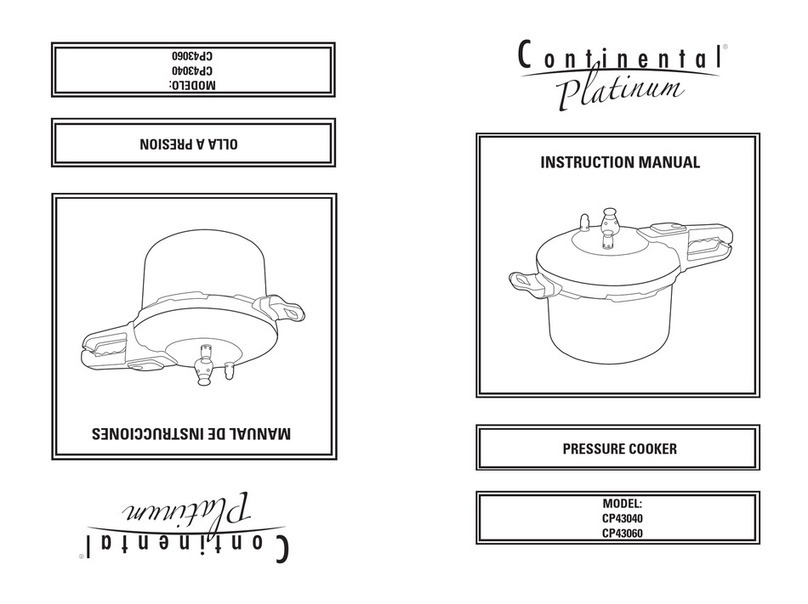 Continental Platinum Platinum CP43040 instruction manual