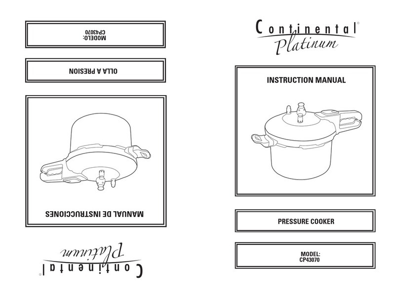 Continental Platinum Platinum CP43070 instruction manual