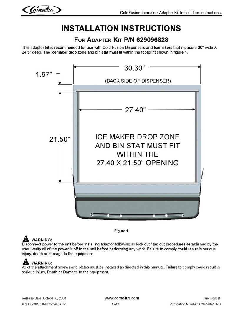 Cornelius 629096828 installation instructions