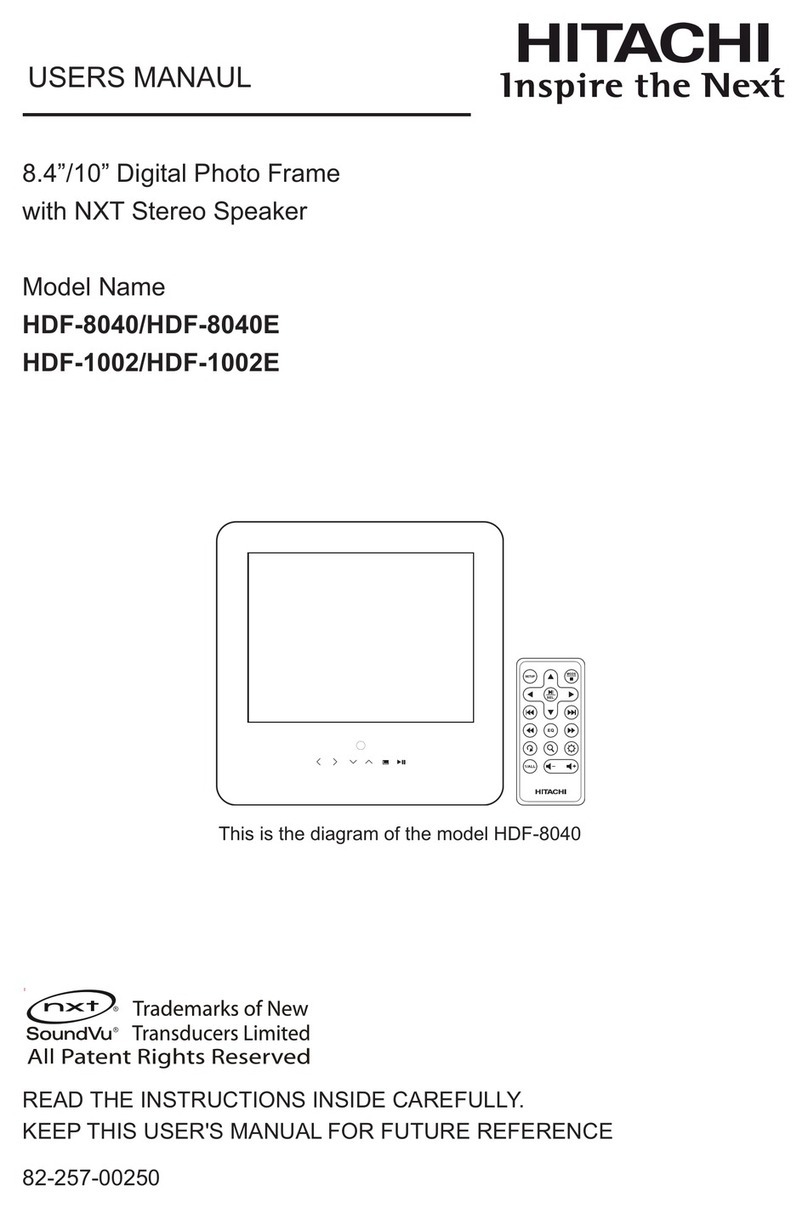 Hitachi HDF-8040E user manual