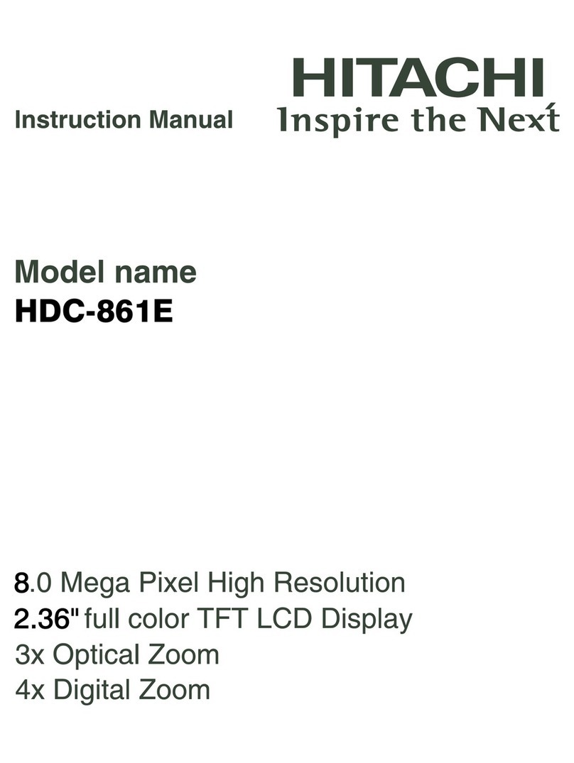 Hitachi HDC-861E User manual