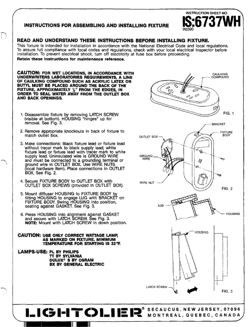 Lightolier FIXTURE Guide Lightolier FIXTURE Guide