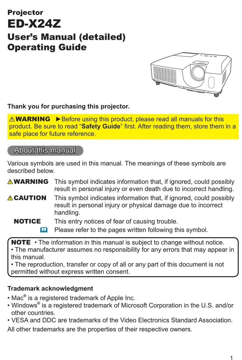 Hitachi ED-X24Z and Technical Document