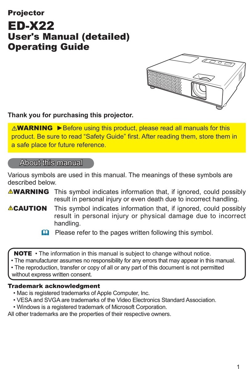 Hitachi ED-X22 Technical Document