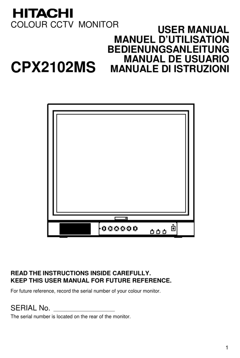 Hitachi CPX2102MS User manual