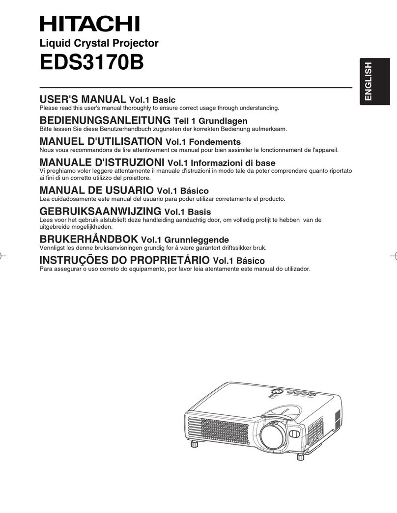 Hitachi EDS3170B User manual