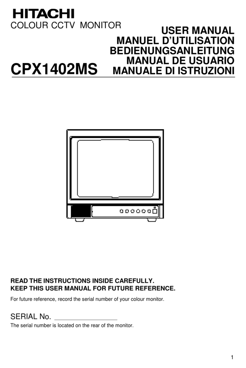 Hitachi CPX1402MS User manual
