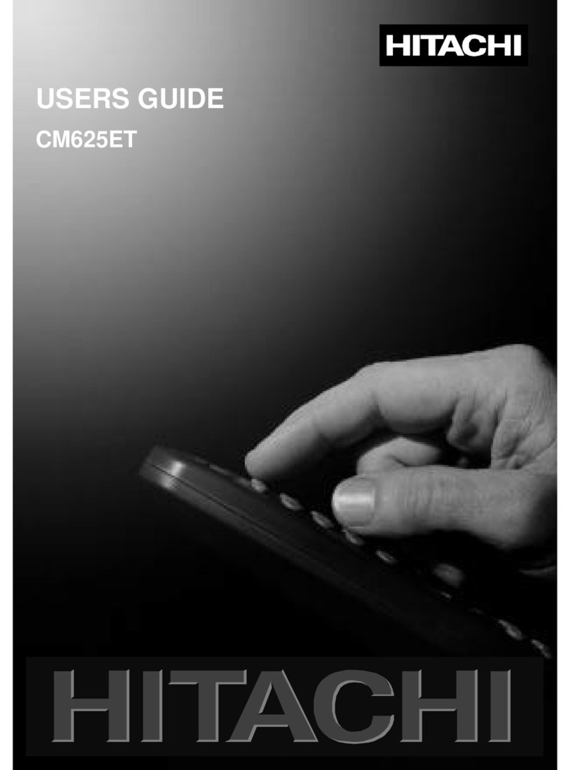 Hitachi CM625ET User manual
