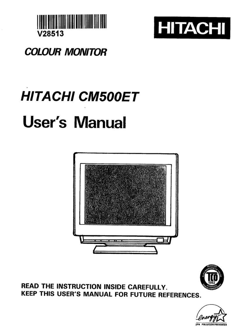 Hitachi CM500ET User manual
