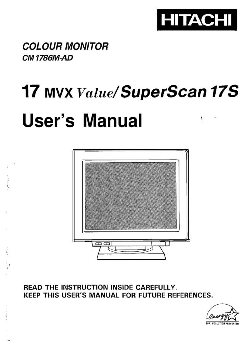 Hitachi CM 1786M-AD User manual