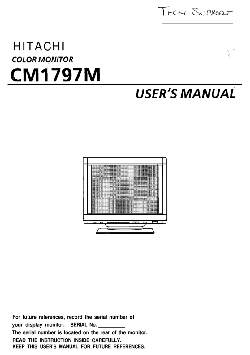 Hitachi CM1797M User manual