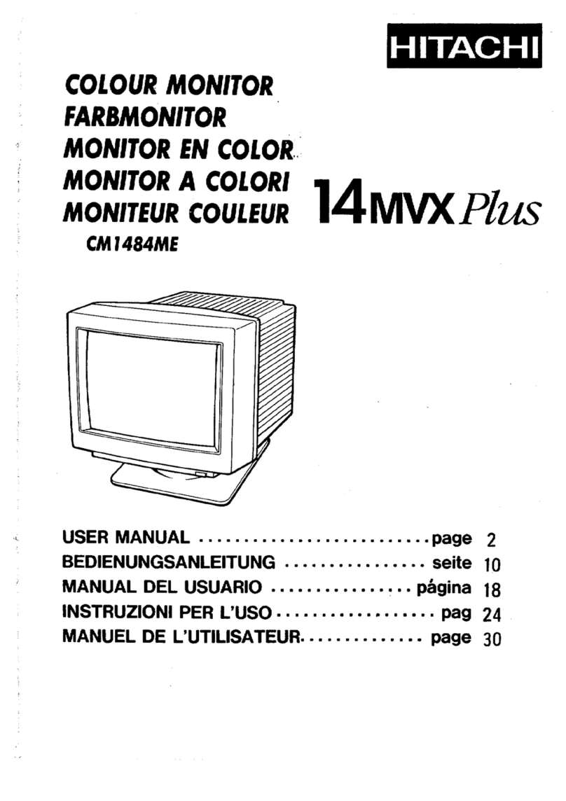 Hitachi 14MVXPlus CM1484ME User manual