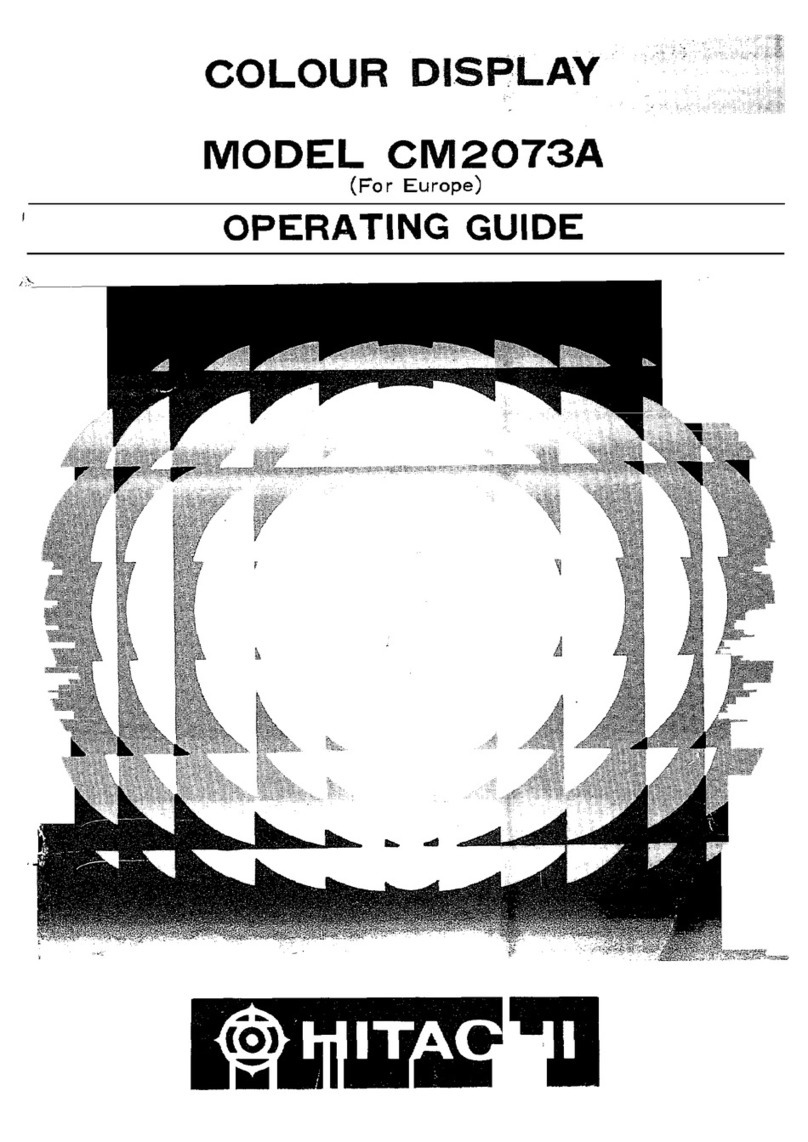 Hitachi CM2073A User manual