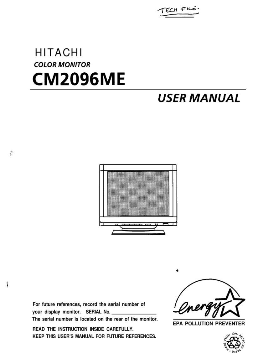 Hitachi CM2096ME User manual