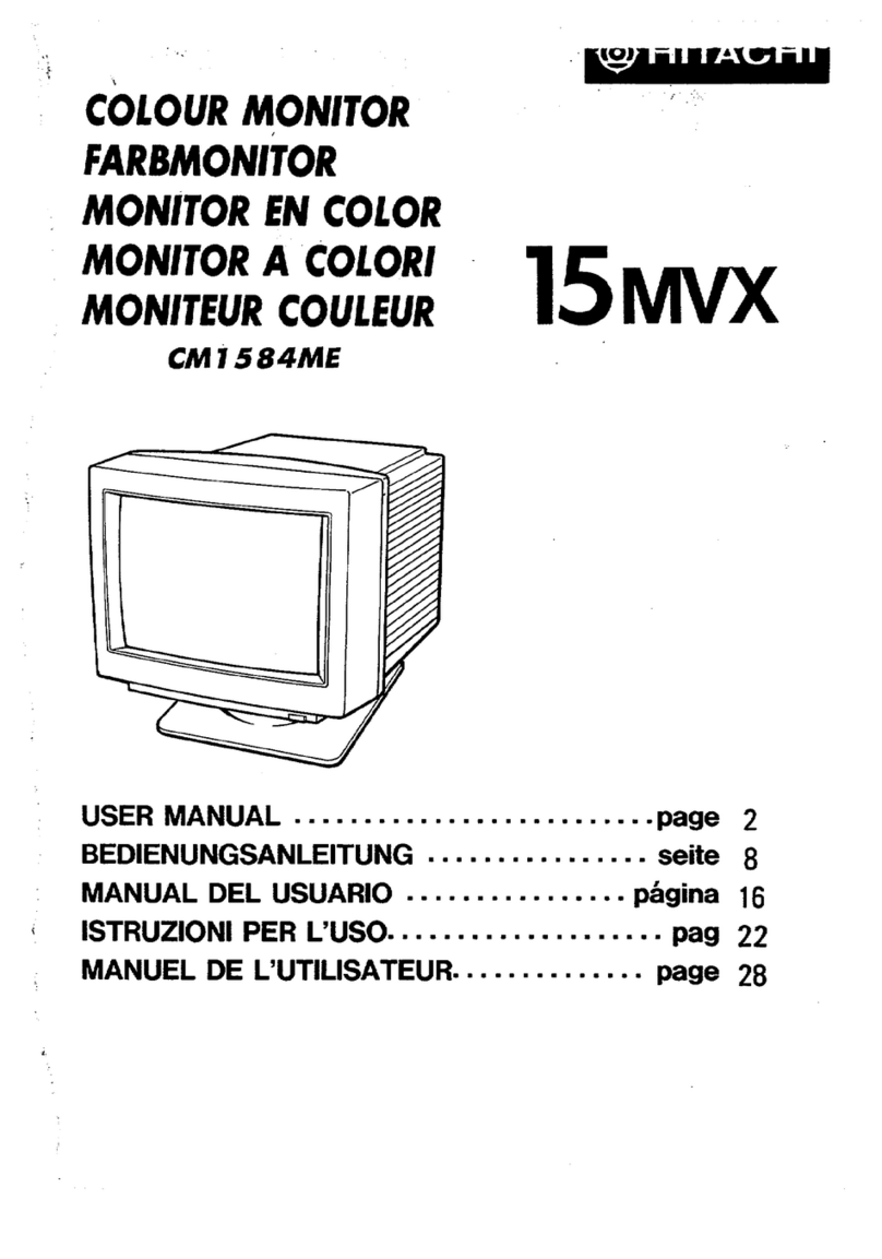 Hitachi CM1584ME User manual