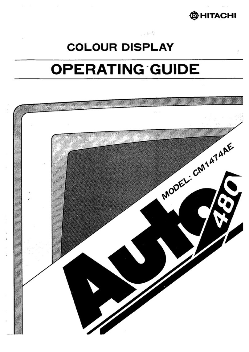 Hitachi CM1474AE User manual
