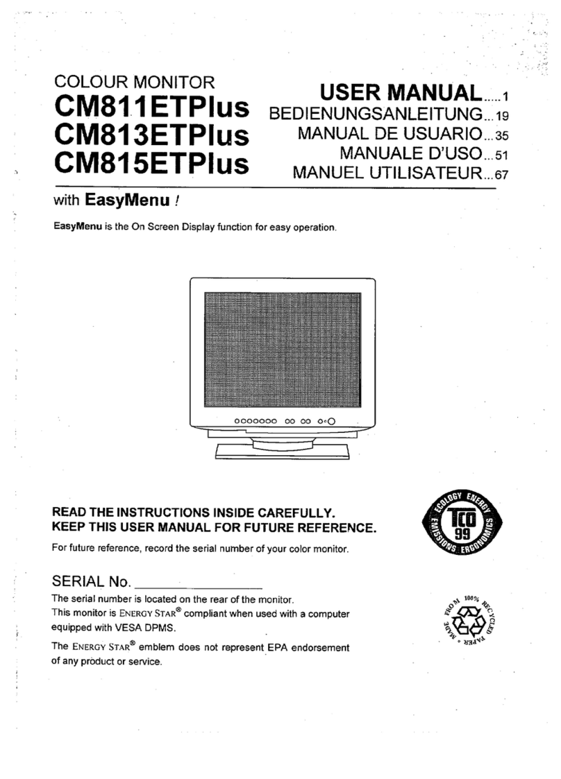 Hitachi CM811ETPlus User manual