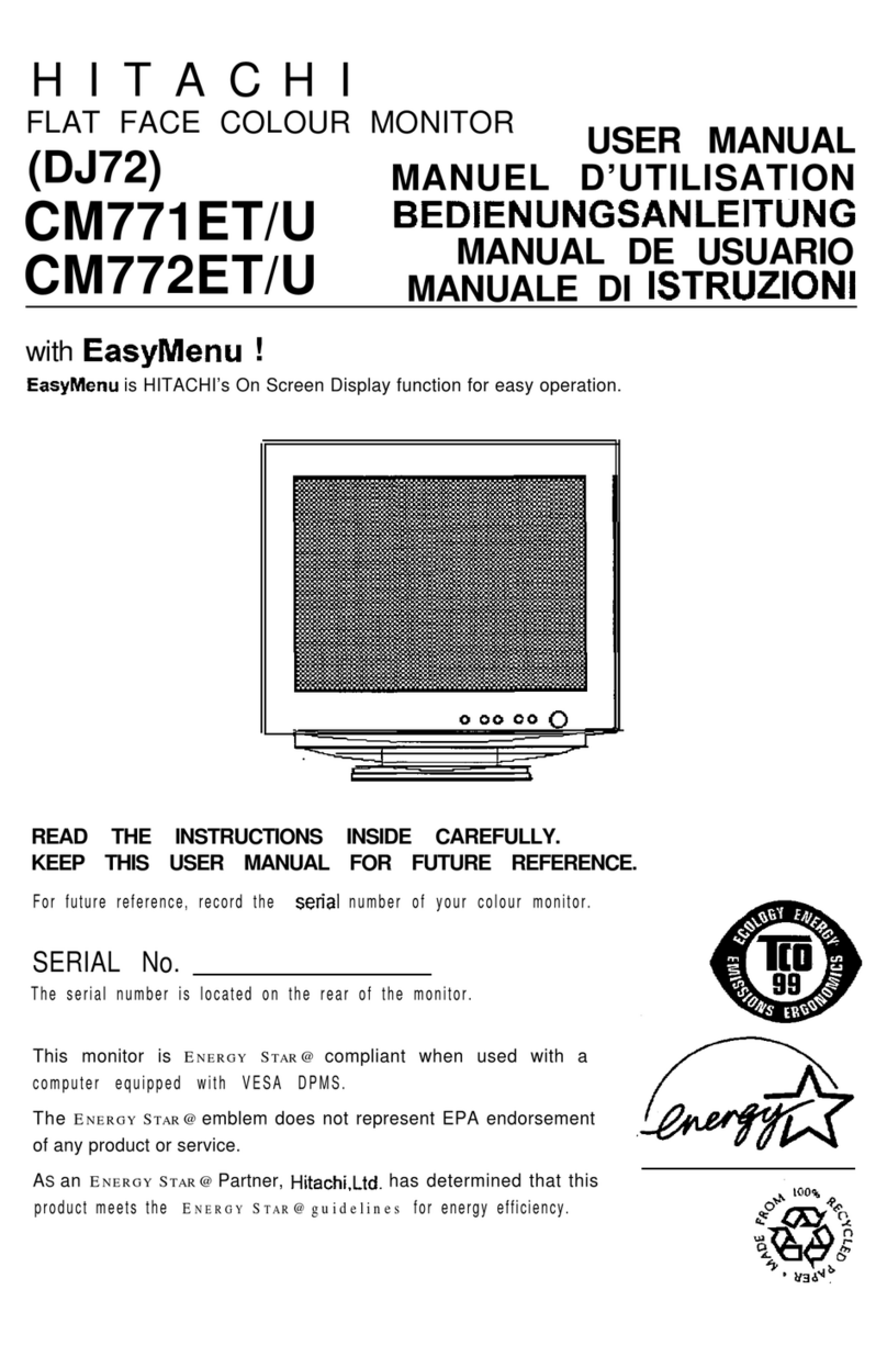 Hitachi CM771ET User manual
