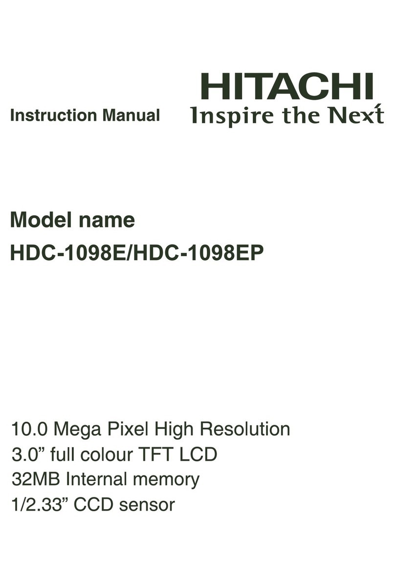 Hitachi HDC-1098EP User manual