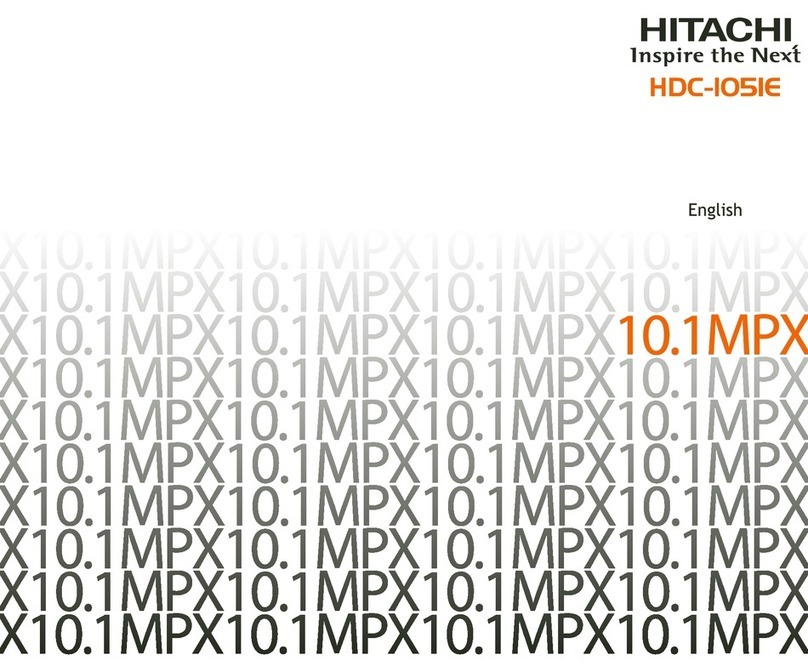 Hitachi HDC-1051E User manual
