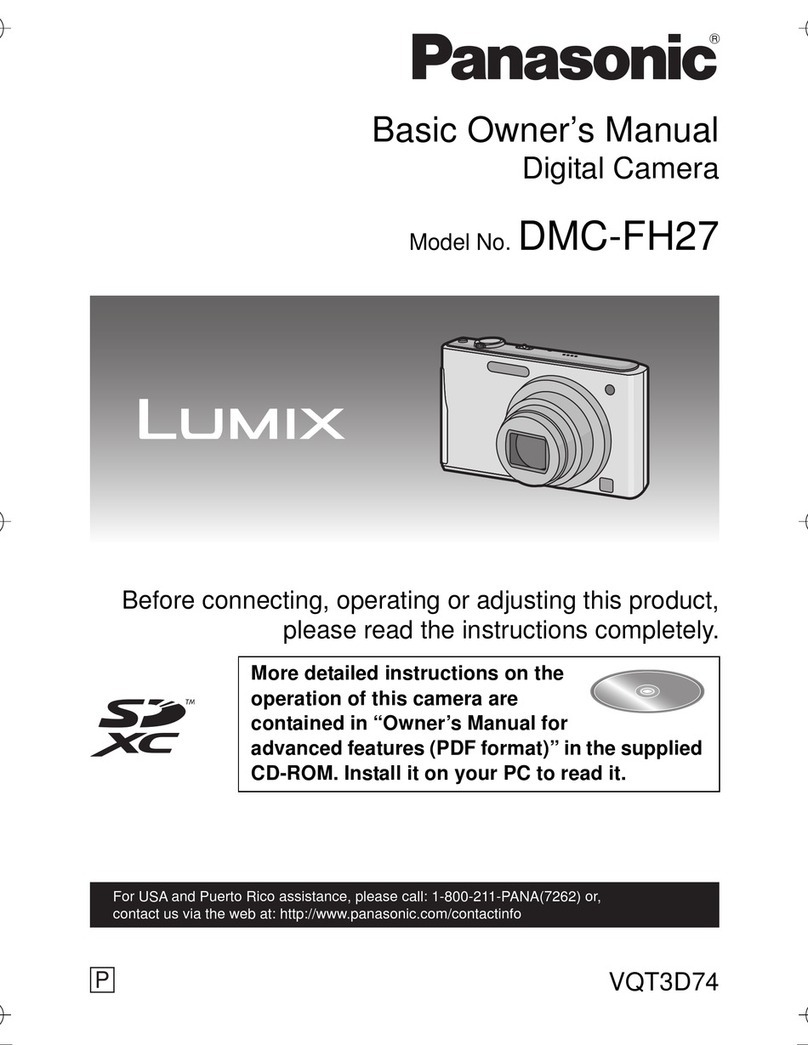 Panasonic Lumix DMC-FH27S Basic owner's manual