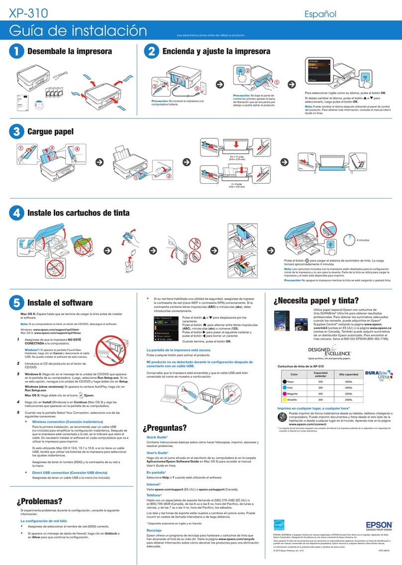 Epson Expression Home XP-310 Parts list manual
