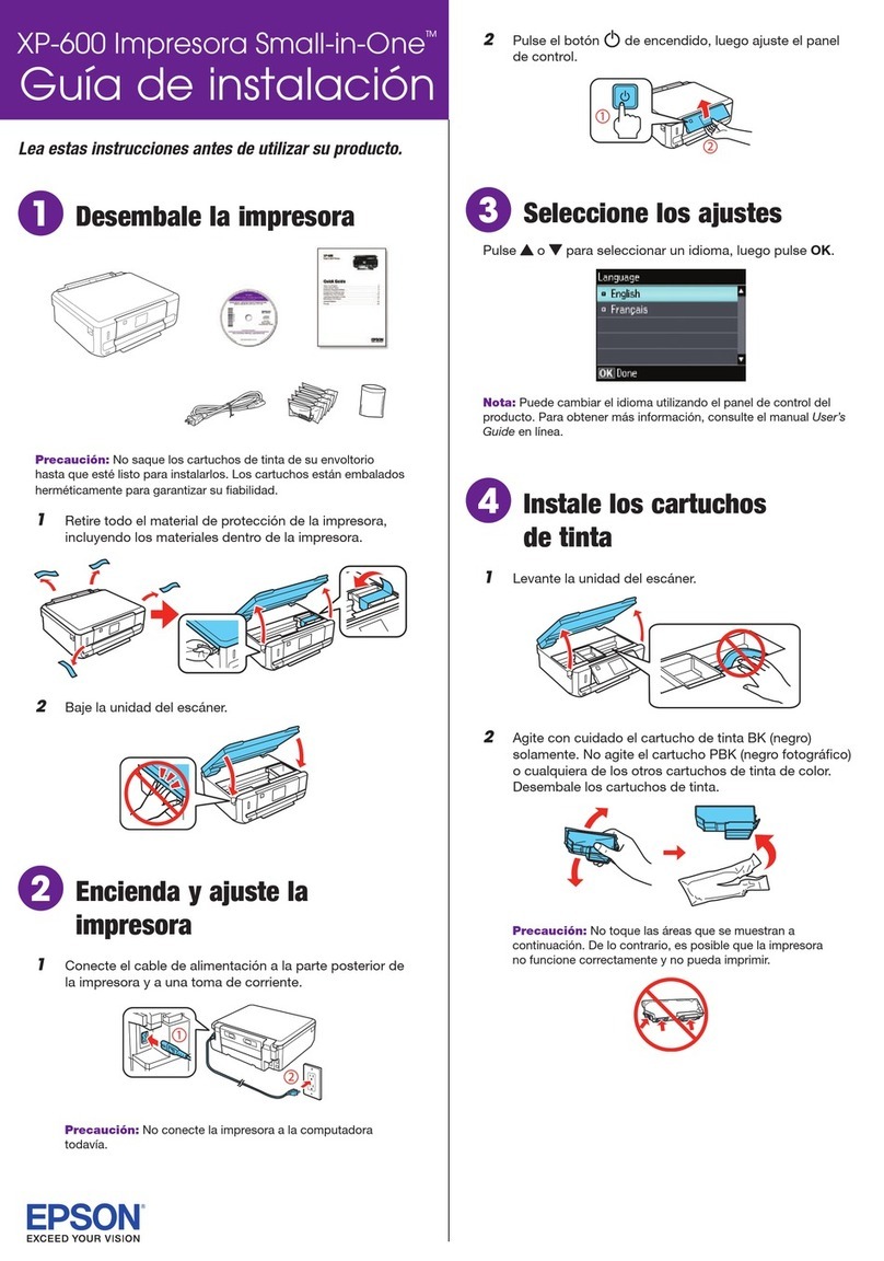 Epson XP-600 Parts list manual