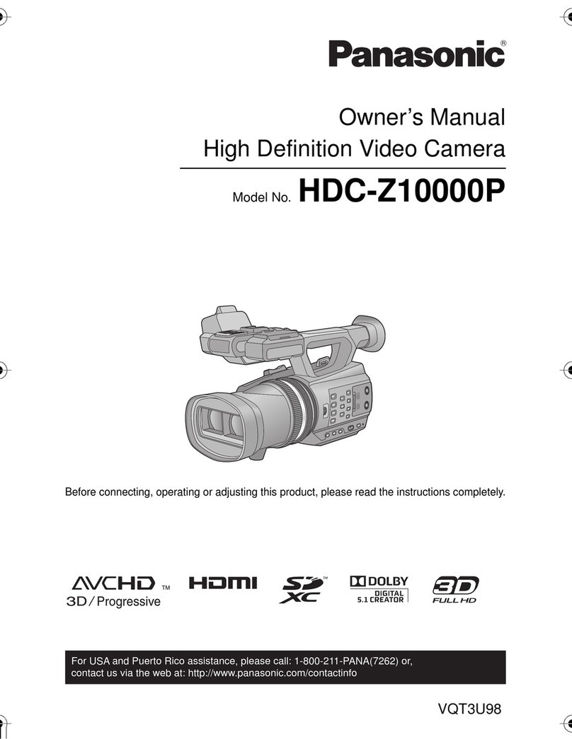 Panasonic HDCZ10000P User manual
