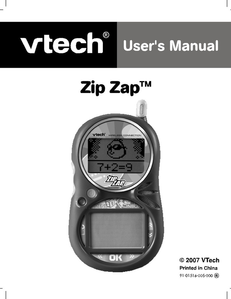 V-tech Zip Zap User manual