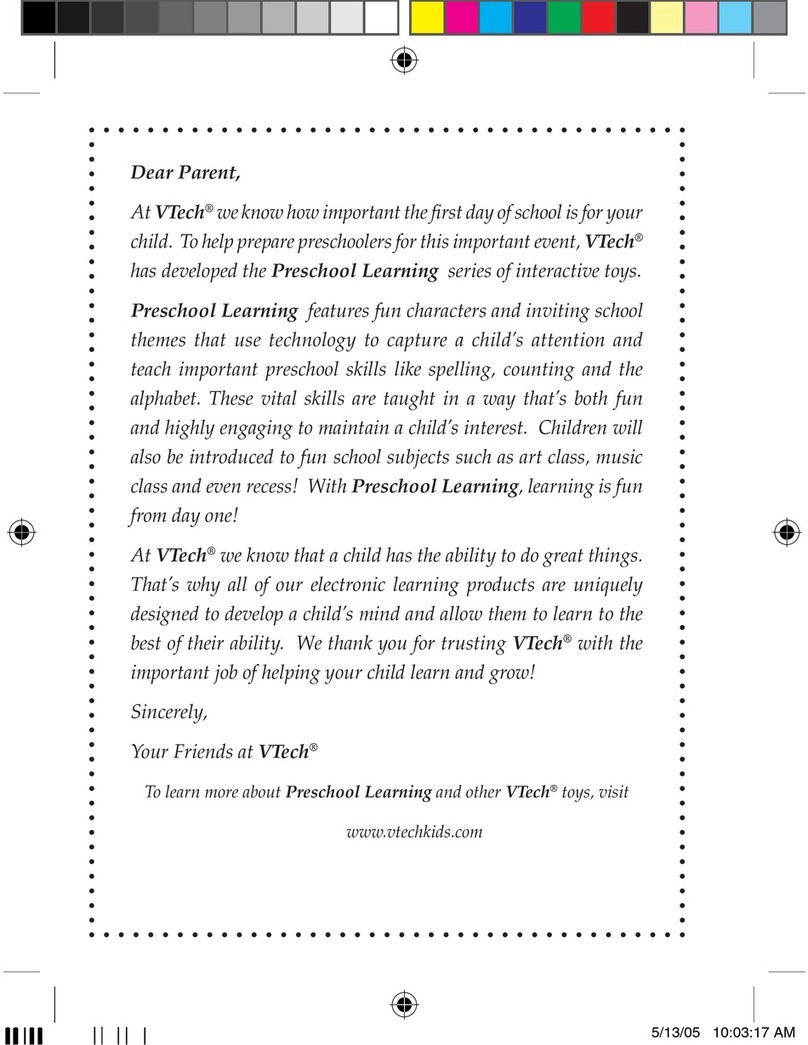 V-tech Write & Learn Lightboard User manual