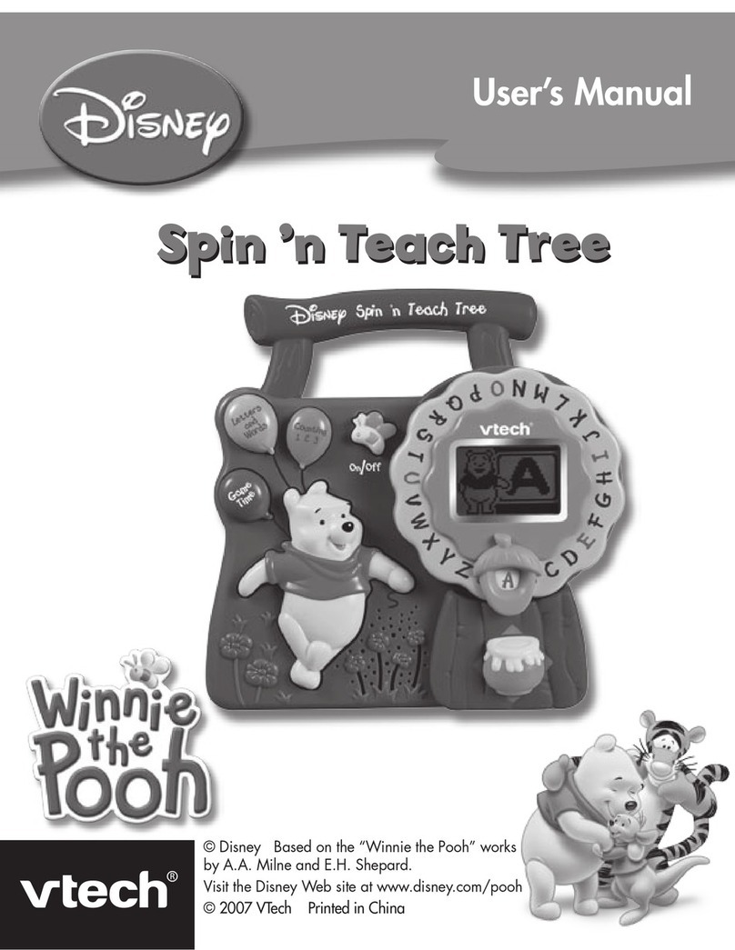 V-tech Winnie the Pooh Spin  n Teach Tree User manual
