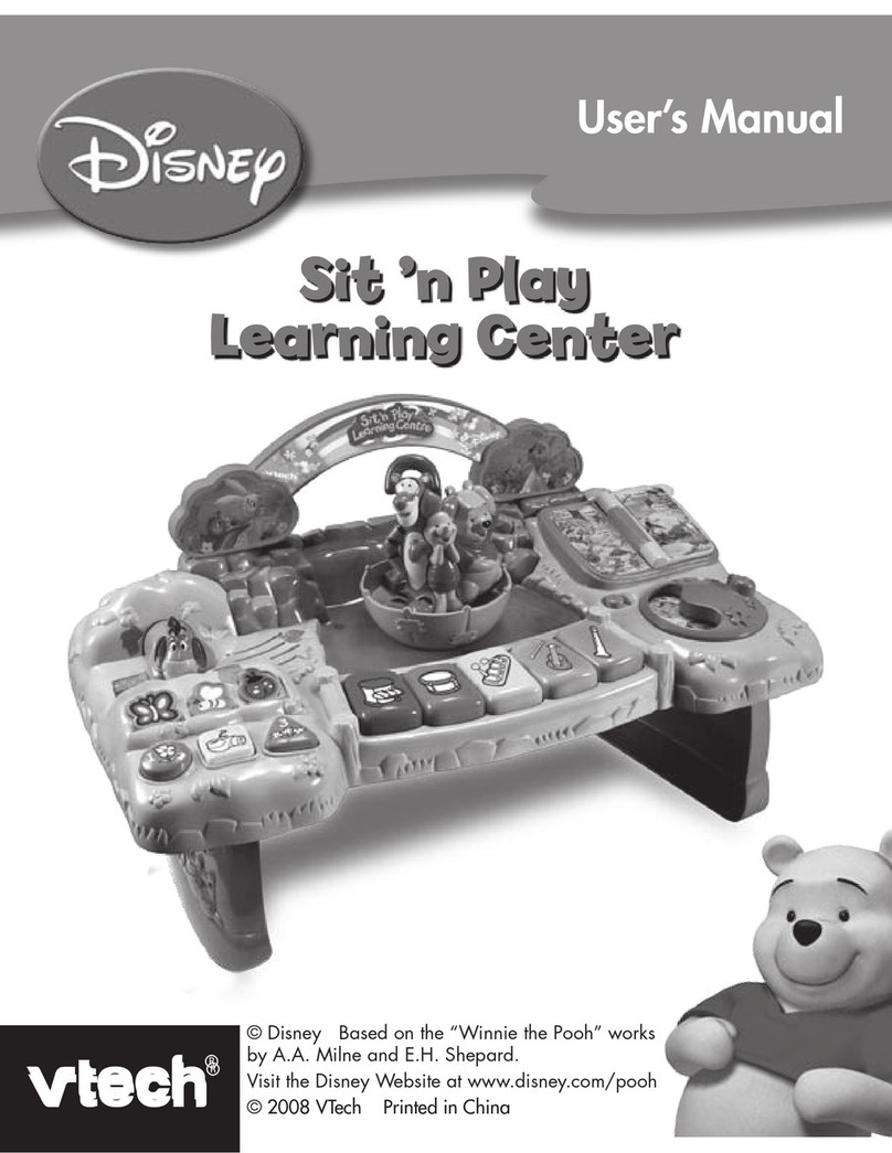 V-tech Winnie The Pooh Sit  n Play Learning Center User manual