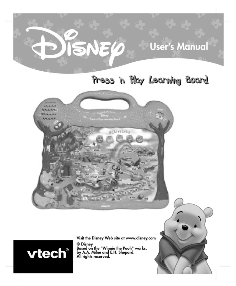 V-tech Winnie the Pooh Press ‘n Play Learning... User manual V-tech Winnie the Pooh Press ‘n Play Learning... User manual