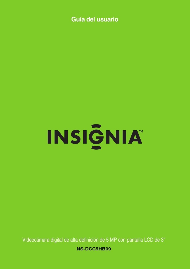 Insignia NS-DCC5HB09 - Camcorder - 720p User manual