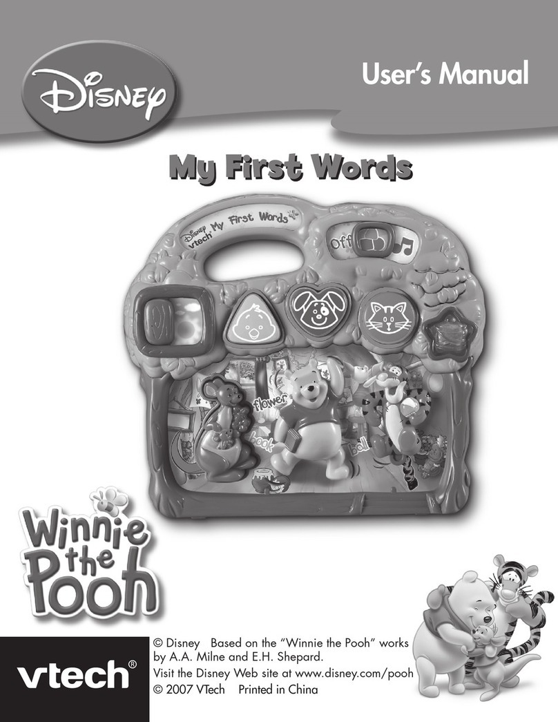 V-tech Winnie the Pooh My First Words User manual