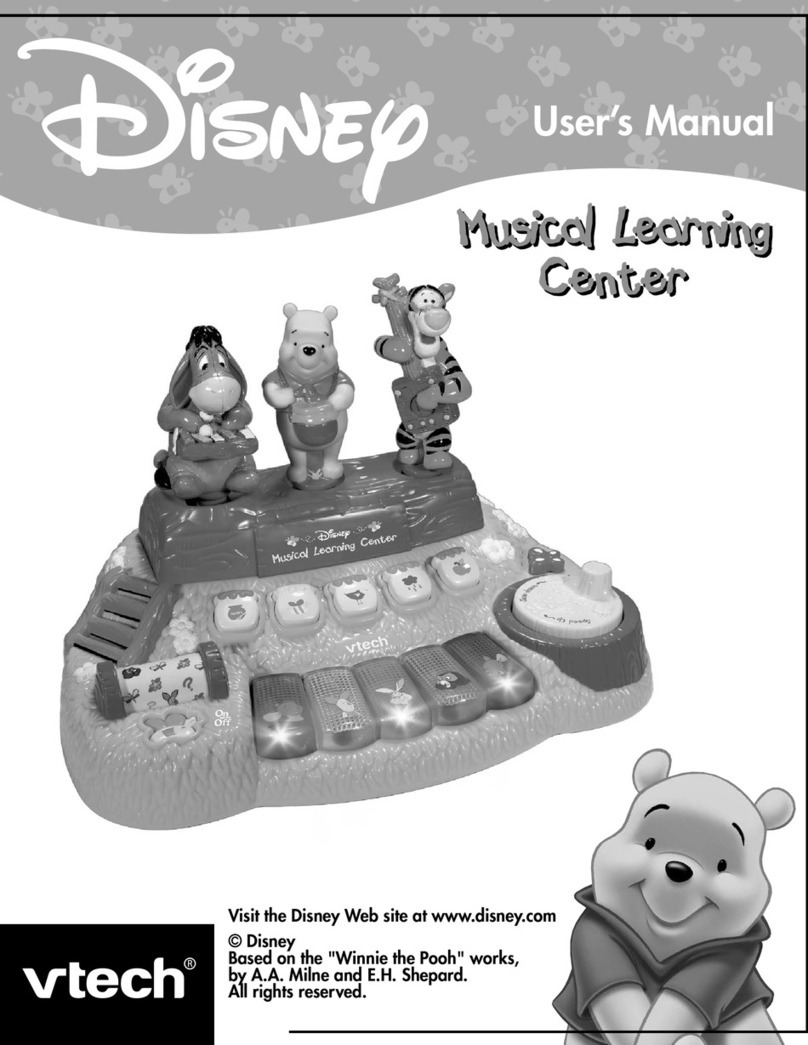 V-tech Winnie the Pooh Musical Learning Center User manual