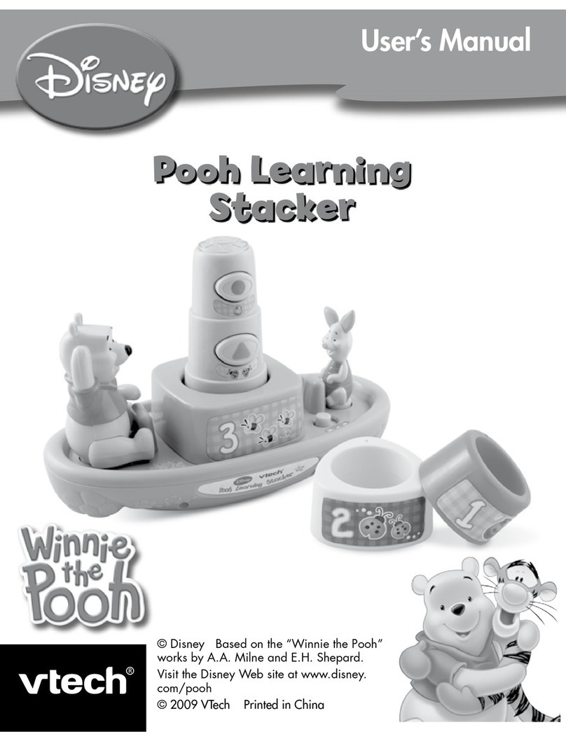 V-tech Winnie The Pooh Learning Stacker User manual