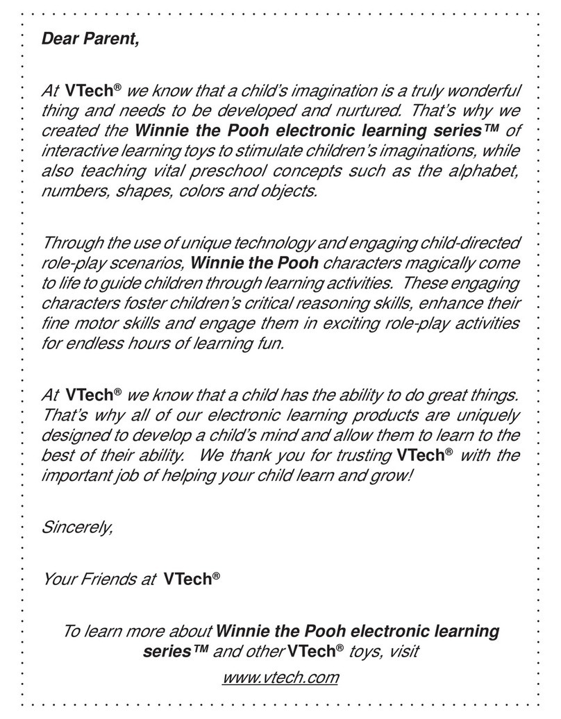 V-tech Winnie the Pooh Call  n Learn Phone User manual