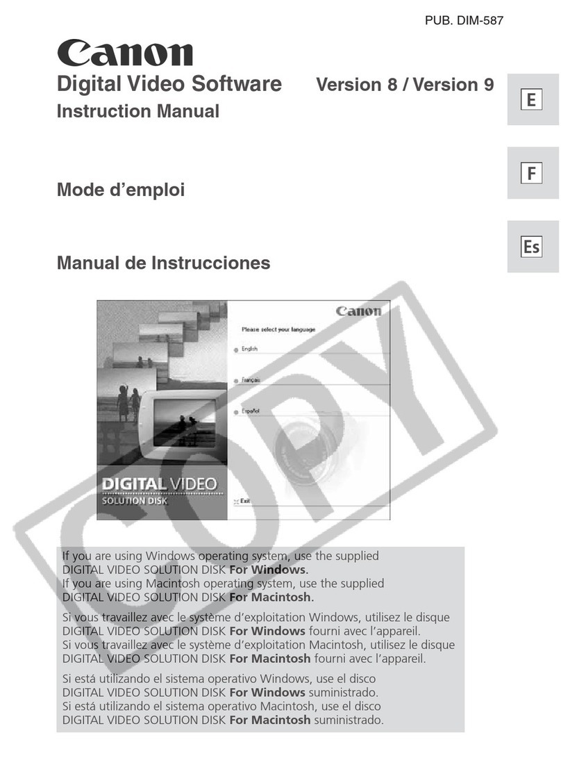 Canon OPTURA XI - Camcorder - 2.2 MP instruction manual