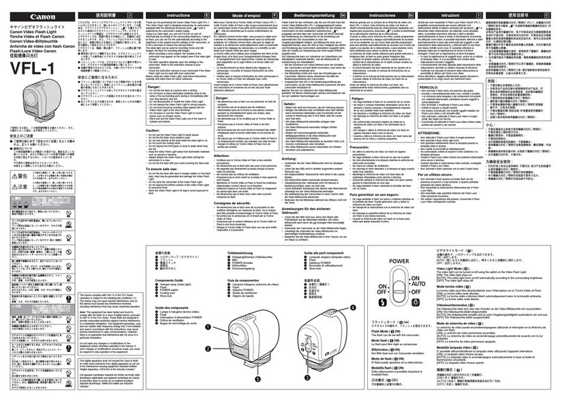 Canon VFL-1 instructions