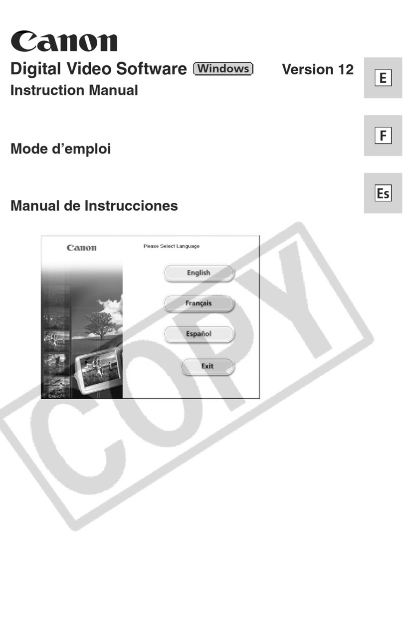 Canon Optura 30 - Optura 30 MiniDV Camcorder instruction manual