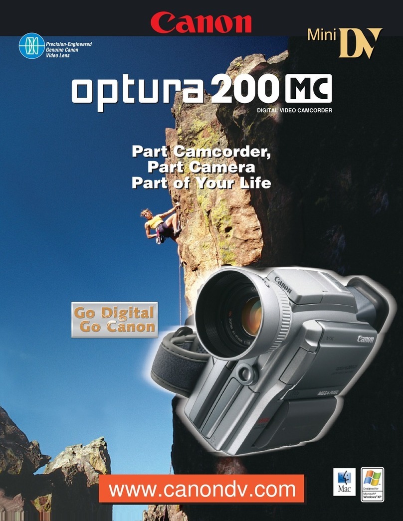 Canon Optura 200 MC User manual