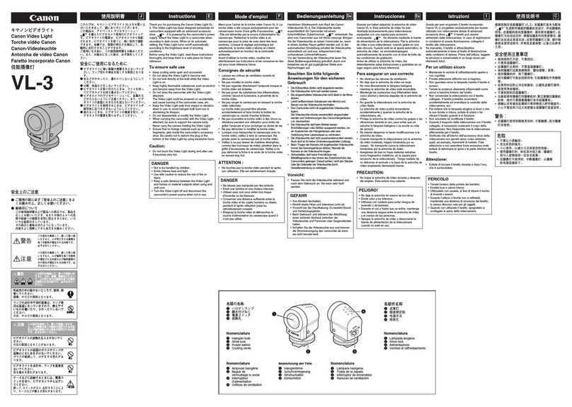 Canon VL-3 instructions