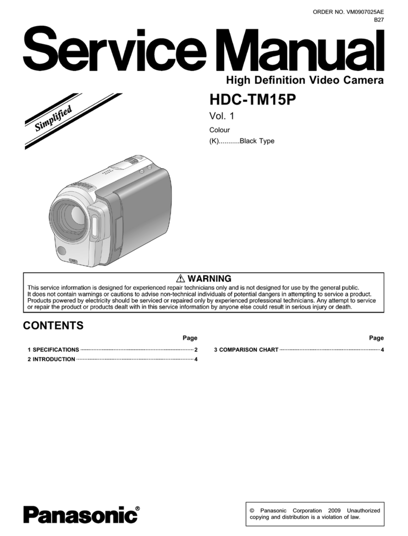 Panasonic HDC-TM15K User manual