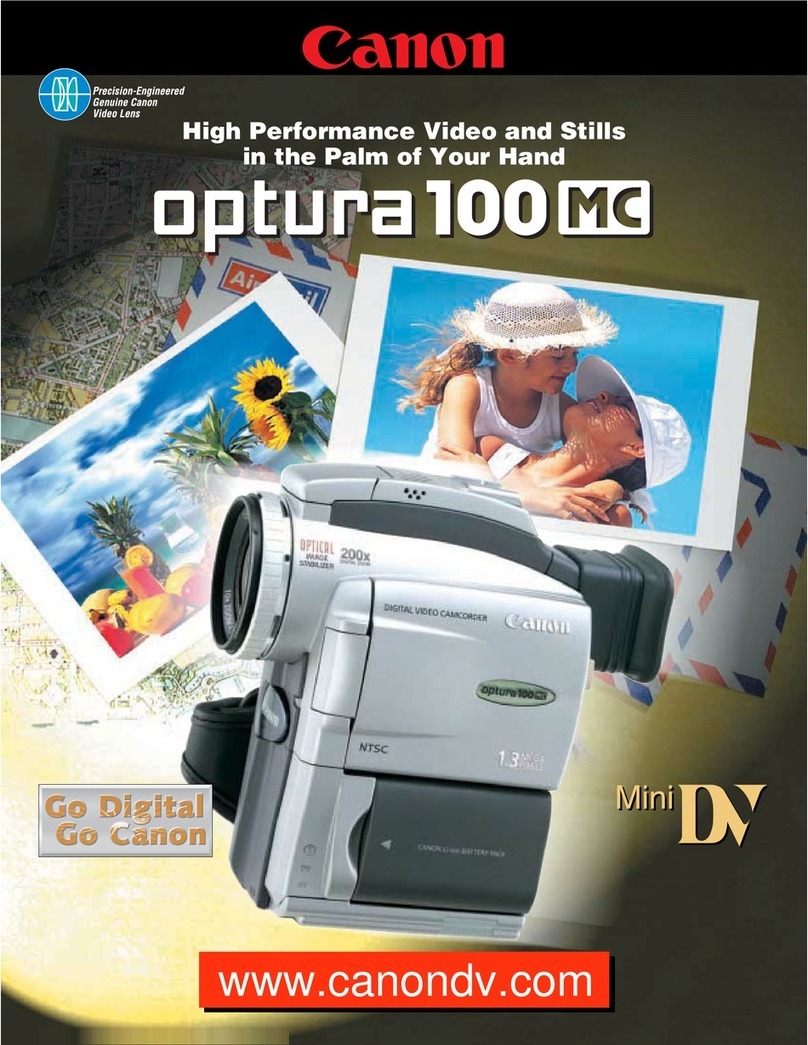 Canon Optura 100 MC User manual