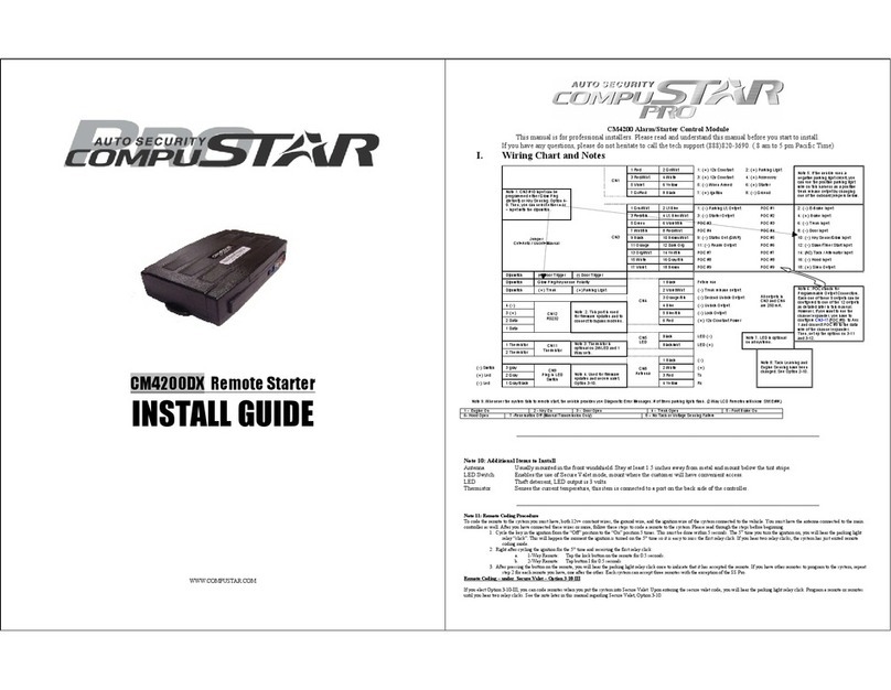 CompuSTARPro CM4200DX install guide
