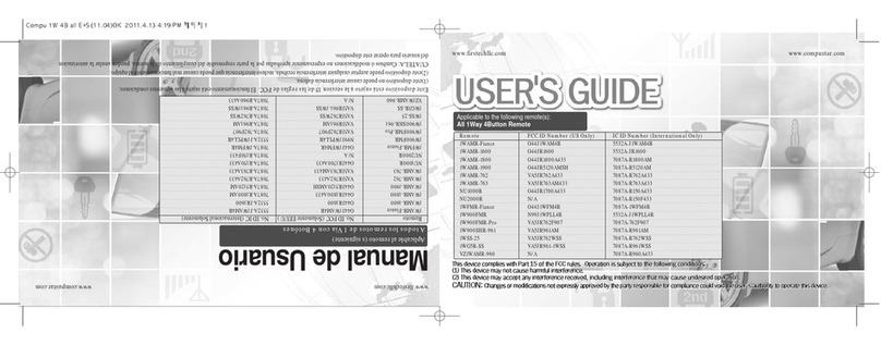 Firstech 1WAMR-Fiance User manual